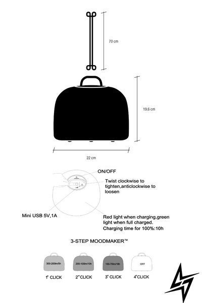 Аккумуляторная настольная лампа Nordlux Kettle 2018003003 черная 4,8 Вт 2700 K IP65 2018003003 фото