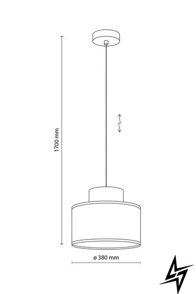 Підвісний світильник 1856 TK Lighting Duo E27 13986 фото наживо, фото в дизайні інтер'єру