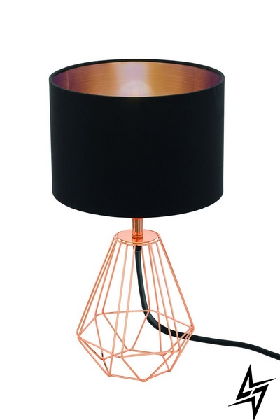 Декоративная настольная лампа Eglo Carlton 2 95787 89344 фото в живую, фото в дизайне интерьера