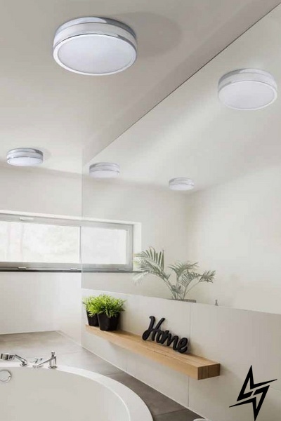 Потолочный светильник для ванной Azzardo AZ2066 ЛЕД 15945 фото в живую, фото в дизайне интерьера
