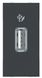 USB розетка NU342854 1М антрацит Unica New Schneider Electric фото 2/2