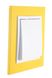 Рамка одинарная универсальная Logus 90. Animato желтый/лед Efapel фото 3/3