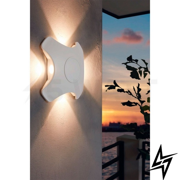 Вуличний настінний світильник Eglo Cartaxo 95085 LED  фото наживо, фото в дизайні екстер'єру