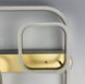 Світлодіодна стельова люстра в корпусі метал золотистого кольору LE26359 LED 95W 3000-6000K 50x14x50см Золото A 55071/1+2 фото в дизайні інтер'єру, фото наживо 6/8
