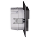 Настенный светильник Ledix Timo с рамкой 07-225-36 врезной Графит RGB с радиоконтроллером RGB ЛЕД LED10722536 фото в дизайне интерьера, фото в живую 4/5