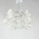 Подвесной светильник белый цветок из органического пластика LE41177 LED 26W 3000–4500–6000K 50x50см Белый MJ 181 фото в дизайне интерьера, фото в живую 3/10