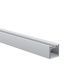 LED профиль накладной с рассеивателем PC Kloodi KLP2525_3 серебро, 3 м KLP2525_3 - изображение 1