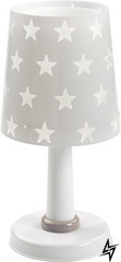 Настольная лампа в детскую Dalber Stars Grey 81211E  фото в живую, фото в дизайне интерьера