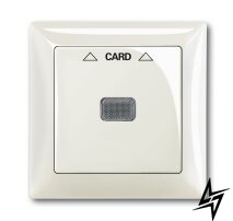 1710-0-3937 (1792-96-507), Панель для механизма карточного выключателя 2025 U, серия Basic 55, цвет chalet-white, 2CKA001710A3937 ABB фото