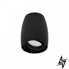 Накладной спот-светильник черного цвета LE27071 ML 306 чорний фото в живую, фото в дизайне интерьера