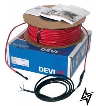 Нагрівальний кабель із суцільним екраном DEVIflex 10T, 60м 140F1224 Devi фото