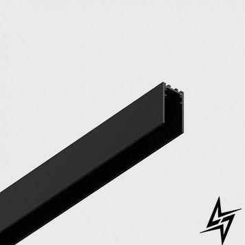 LTX 06.S300.BK.4x Накладной/подвесной шинопровод IN_LINE TRACK S 3000, L3000mm, W30mm, H54mm, IP20, черный, 4-х проводной фото