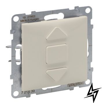 Выключатель жалюзи 3-позиционный 6A/250V для серии SUNO слоновая кость Legrand 721239 фото