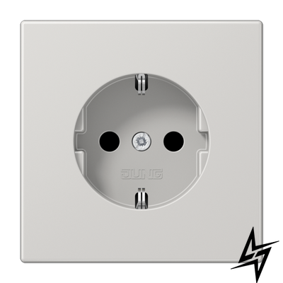 Розетка SCHUKO 16А светло-серая LS 990 Jung LS1520LG фото
