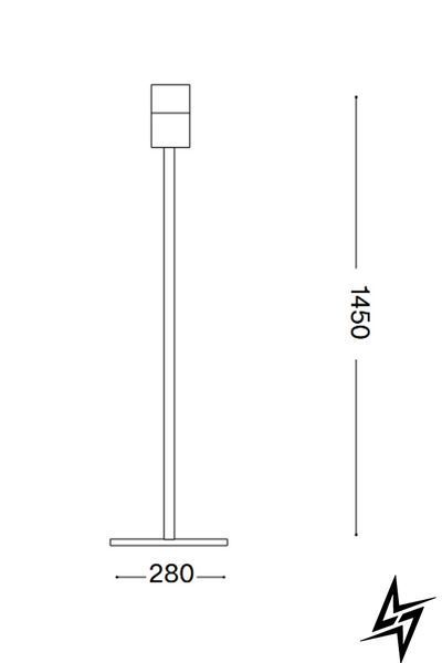 Торшер Ideal Lux Set Up 259970 чорний E27 259970 фото