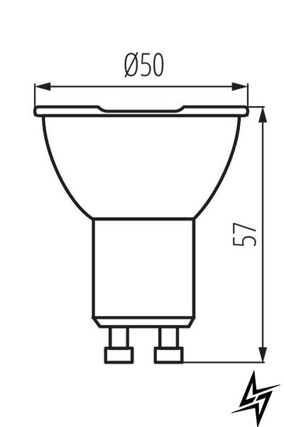 Світлодіодна лампа 35241 Kanlux Iq-Led GU10 фото