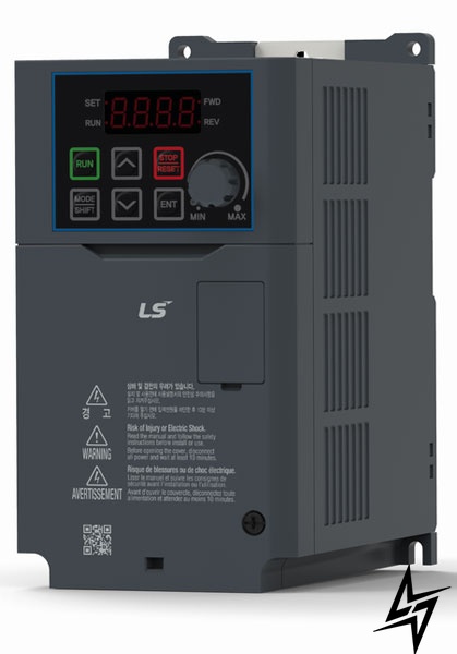 Частотний перетворювач трьохфазний LS G100 LSLV0004G100-4EONN 0,4kW фото