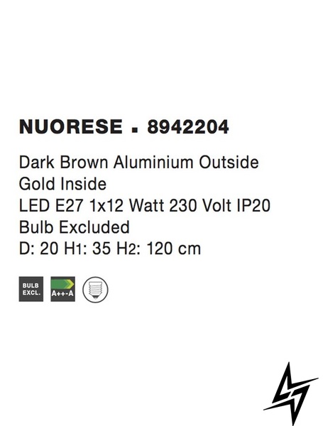 Подвесной светильник Nova luce Nuorese 8942204  фото в живую, фото в дизайне интерьера