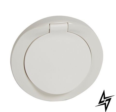 Панель розетки 2К + З з кришкою Celiane біла 67841 Legrand фото