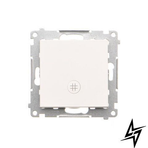 1-клавишный выключатель с подсветкой Simon TW7L.01/111 55, белый матовый, 10 AX, 250 В, IP20/IP44 фото