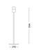 Торшер Ideal Lux Set Up 259970 чорний E27 259970 - зображення 2