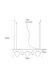 Люстра Zumaline Plant Shelf 5555 на 3 лампы E14, черная, 80 &times; 120 &times; 25 см - изображение 6