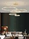 Люстра Kukho Golden Circle Lamp T23-16467 054063/120-100-80-40 фото в дизайне интерьера, фото в живую 3/8