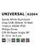Точковий накладний світильник Nova Luce Universal 62004 білий 13 Вт 3000 K 62004 - зображення 5
