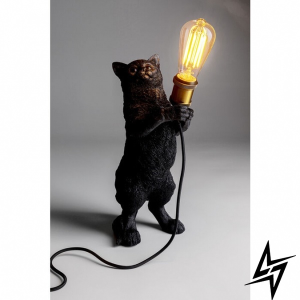 Настольный светильник Animal Kitty 40см S23-38506 17,5x40,5x21см 53134 фото в живую, фото в дизайне интерьера