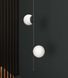 Подвесной светильник Bubble L Gray (RAL 7036) Серый  фото в дизайне интерьера, фото в живую 2/8