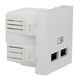 USB-розетка Schneider Electric NU341818 Unica New, белая, глянцевая, IP20 NU341818 - изображение 2