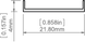 Металізована кришка MP-22, 1 метр 17167 - зображення 5