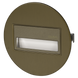 Настінний світильник Ledix Sona кругла 13-211-46 врізний Старе золото RGB 14V LED LED11321146 фото в дизайні інтер'єру, фото наживо 2/5