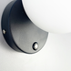Бра Arcola в минималистичном дизайне LE25910 1xG9 12x17x17см Черный/Белый WJ 56/1 фото в дизайне интерьера, фото в живую 3/5