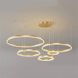 Люстра Kukho Golden Circle Lamp T23-16467 054063/120-100-80-40 фото в дизайні інтер'єру, фото наживо 2/8