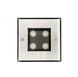 Ґрунтовий світильник Kloodi KDGL-SC130X130 4W 3K 30D срібло IP67 KDGL-SC130X130 4W 3K 30D - зображення 1