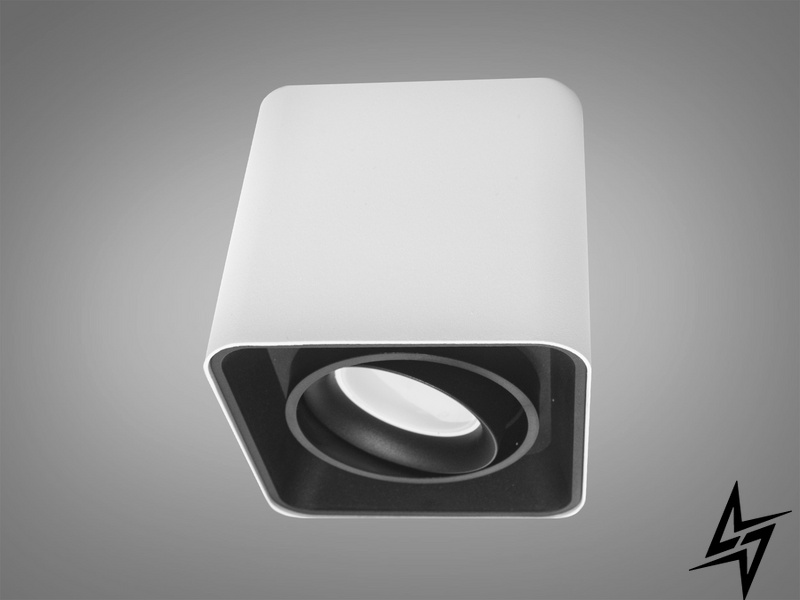 Накладной точечный светильник D23-31453 Белый/Черный QXL-1726-WH+BK фото в живую, фото в дизайне интерьера
