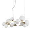 Люстра Ideal Lux Perlage 283814 латунь 14&times;G9 фото
