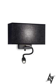 Настенный светильник Ideal Lux 215709 Hotel Ap2 All Black фото