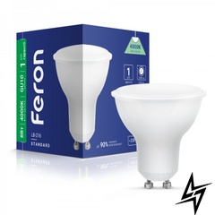 LED лампа Feron 40187 Standart GU10 8W 4000K 5x5,8 см фото