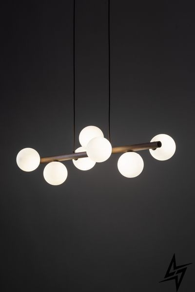 Люстра TK Lighting Estera 10272 на 7 ламп G9 черный коричневый и белый 125 &times; 90 &times; 28 см фото