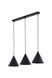 Люстра TK Lighting Cono 10068 чорна 3&times;E27 10068 - зображення 1