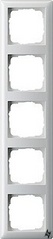 021503 Рамка Standard 55 Белый глянцевый 5-постовая Gira фото
