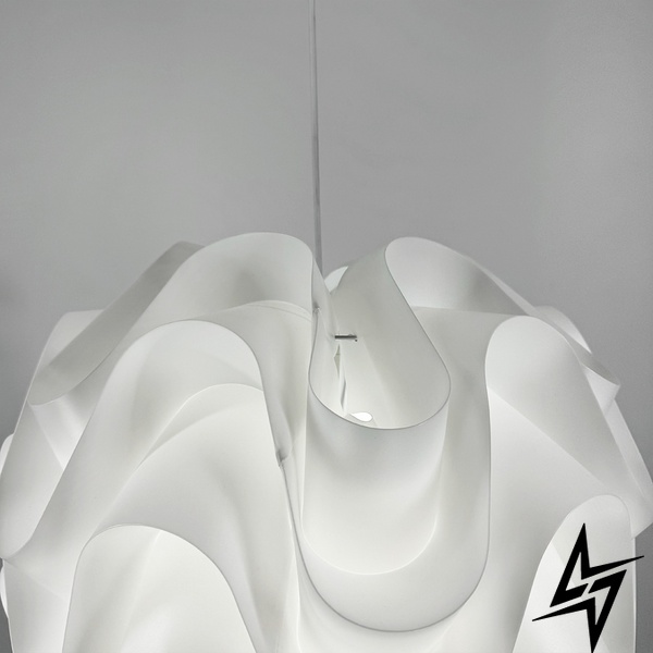 Подвесной светильник в форме фигурного шара в 2-х размерах LE41179 1xE27 50x50см Белый MJ 183 фото в живую, фото в дизайне интерьера