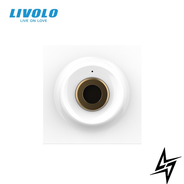 Механизм бесконтактный выключатель 1 сенсор Sense Livolo белый (VL-FCU1-2WP) фото