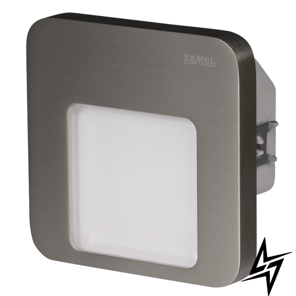 Настінний світильник Ledix Moza 01-225-26 врізний Сталь RGB з радіоконтроллер RGB LED LED10122526 фото наживо, фото в дизайні інтер'єру