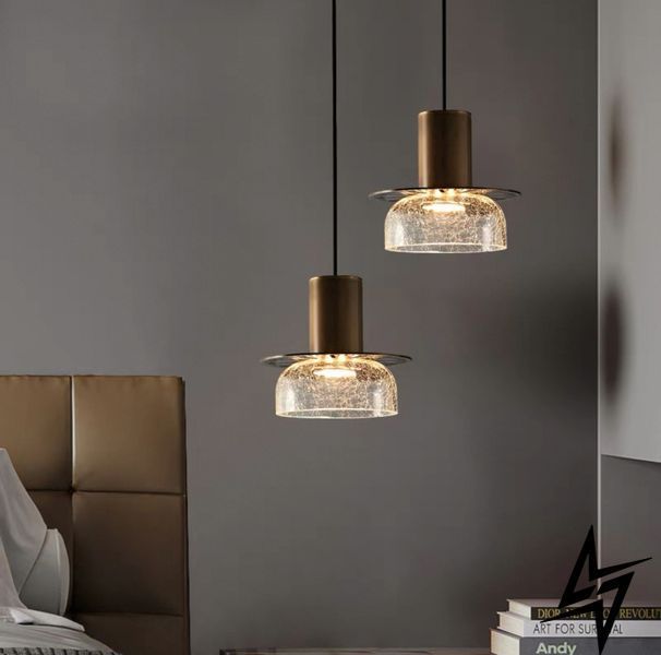 Люстра Fragile Glass 165-150 A бронзовая LED 26-16804 051017/165-150 A фото