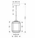 Люстра Candellux 31-08428 Jonera 1хE27 110х15 см  фото в дизайне интерьера, фото в живую 5/5