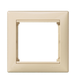 1-постова рамка Legrand 774351 Valena Classic, пластик, бежева, глянцева - зображення 1