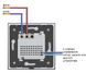 Механизм Терморегулятор со встроенным датчиком температуры Сухой контакт для котлов Livolo белый (C7-01TM3-11) фото 7/7